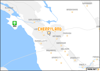 map of Cherryland