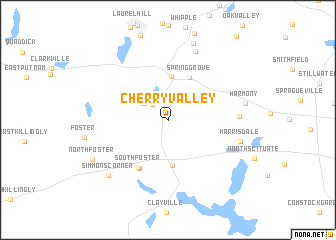 map of Cherry Valley