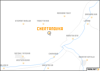 map of Chertanovka