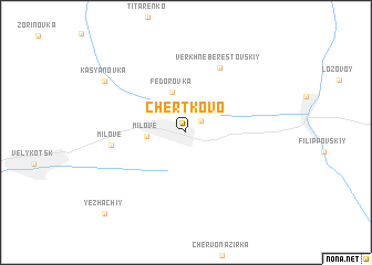 map of Chertkovo