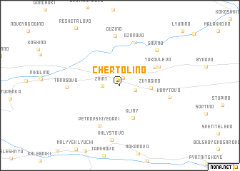 map of Chertolino