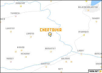 map of Chertovka
