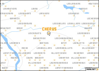 map of Chérus