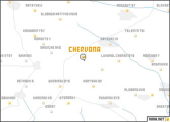 map of Chervona