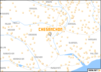 map of Chesam-ch\