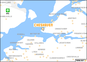 map of Cheshaven