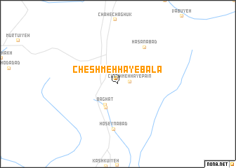 map of Cheshmehhā-ye Bālā