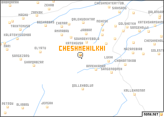 map of Cheshmeh Īlkhī