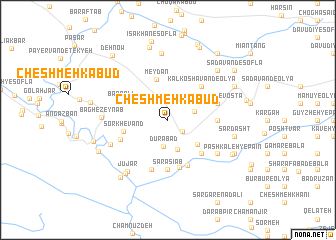 map of Cheshmeh Kabūd