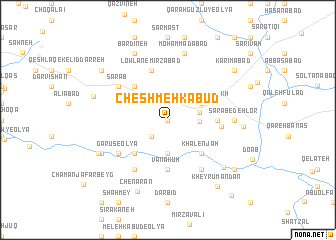 map of Cheshmeh Kabūd