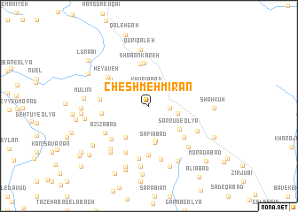 map of Cheshmeh Mīrān