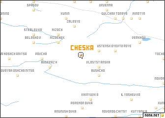 map of Cheska