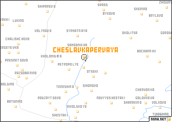 map of Cheslavka Pervaya