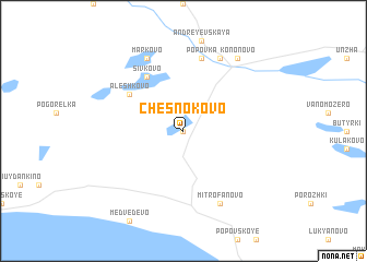 map of Chesnokovo