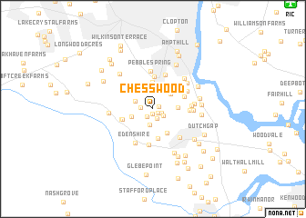 map of Chesswood