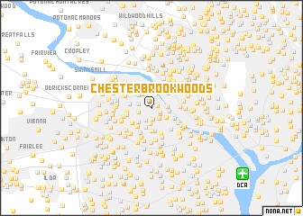 map of Chesterbrook Woods