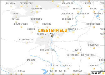 map of Chesterfield