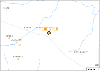 map of Chester