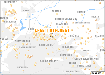 map of Chestnut Forest