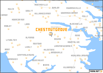 map of Chestnut Grove