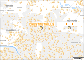 map of Chestnut Hills