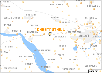 map of Chestnut Hill