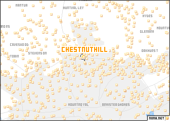 map of Chestnut Hill