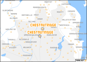 map of Chestnut Ridge