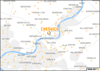 map of Cheswick