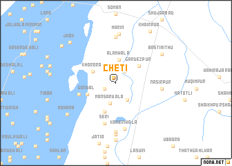 map of Cheti