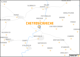 map of ChetroşicaVeche
