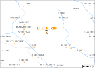 map of Chetveriki