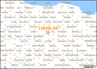 map of Chevalier