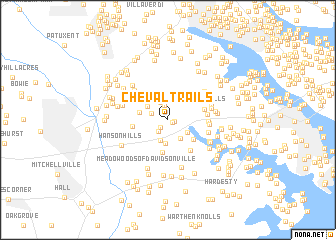map of Cheval Trails