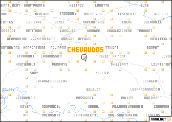 map of Chevaudos