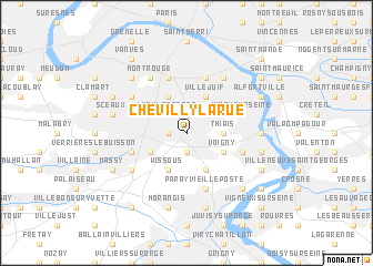 map of Chevilly-Larue