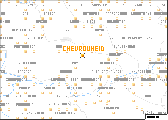 map of Chevrouheid