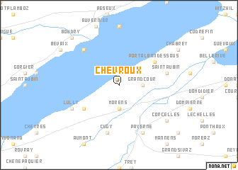 map of Chevroux
