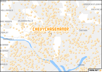 map of Chevy Chase Manor