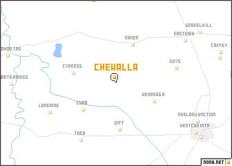 map of Chewalla