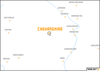 map of Chewangmiao