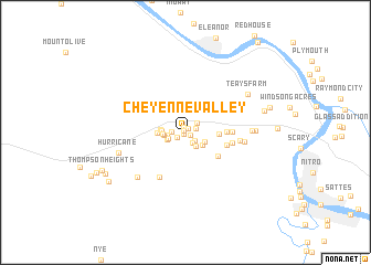 map of Cheyenne Valley