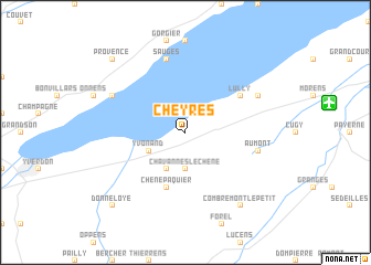 map of Cheyres