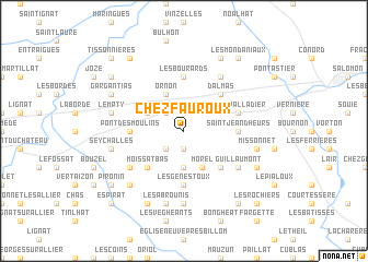 map of Chez Fauroux