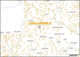 map of Chhajjar Bāla