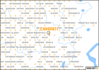 map of Chhanāti