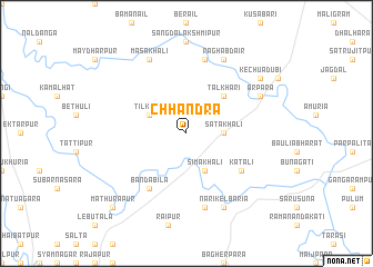 map of Chhāndra
