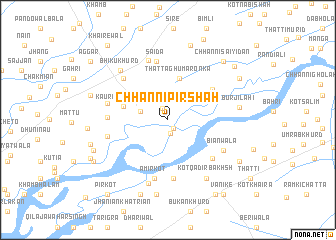 map of Chhanni Pīr Shāh