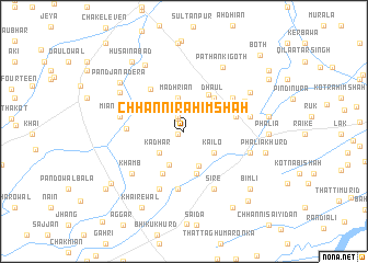 map of Chhanni RahīmShāh