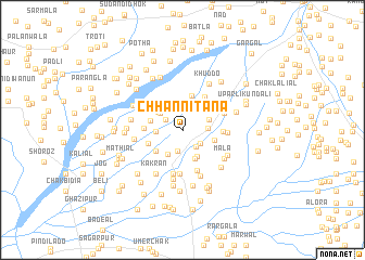 map of Chhanni Tāna